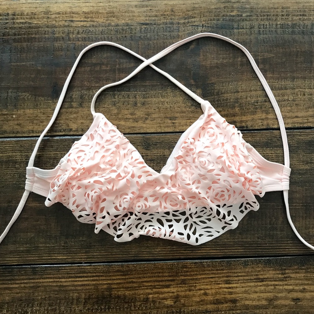 Flounce Swim Top